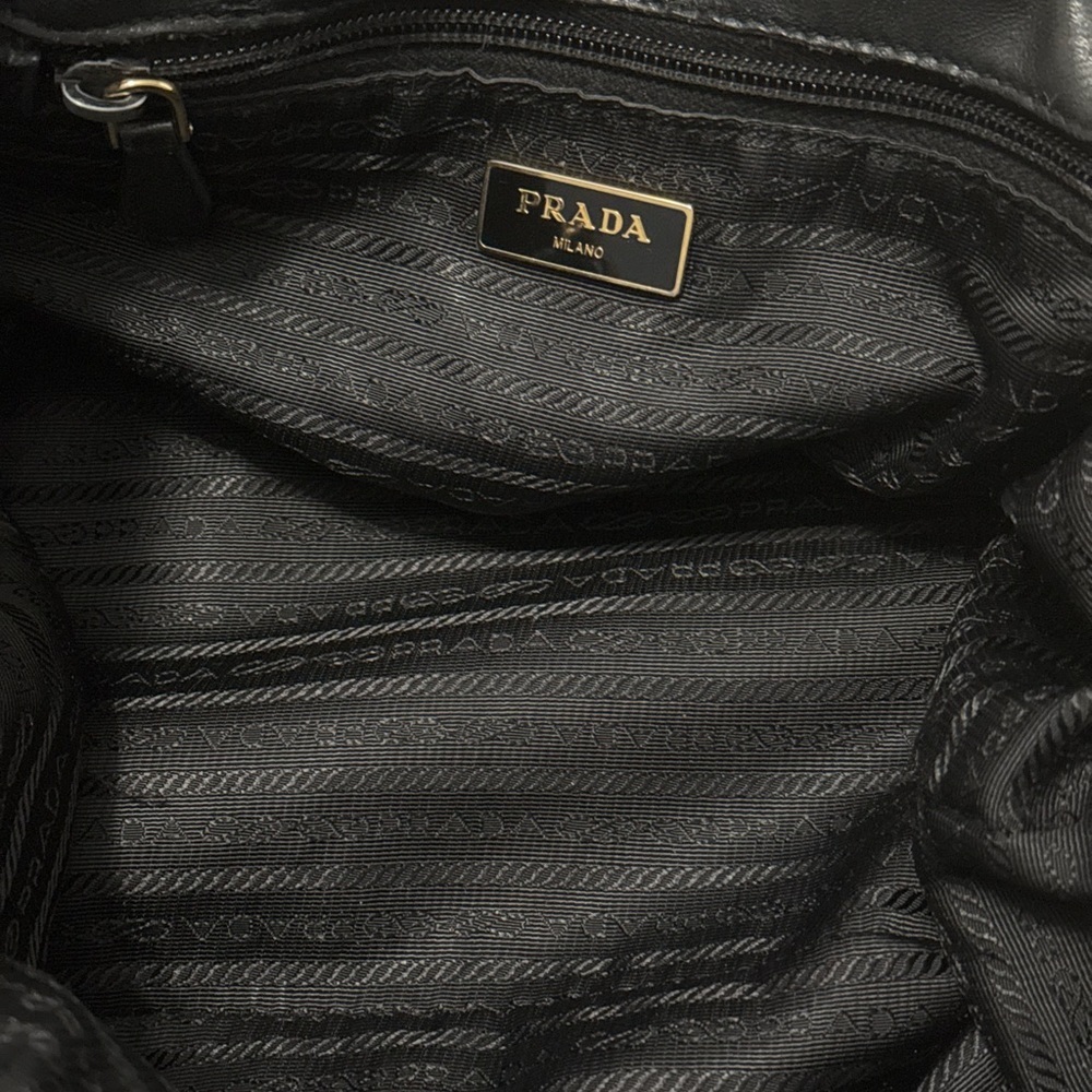 Prada tessuto nylon bauletto bow bag crossbody - Picture 8 of 16